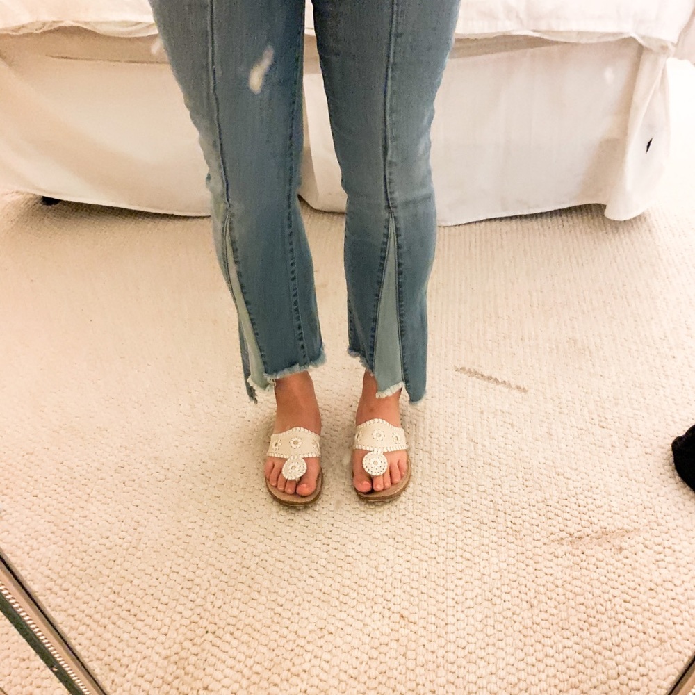 William Rast cropped flared jeans